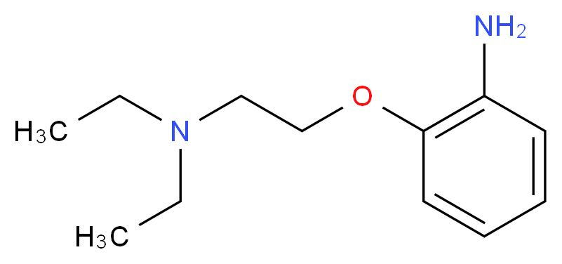 2-[2-(diethylamino)ethoxy]aniline_分子结构_CAS_109598-74-5