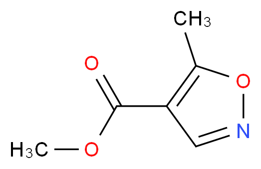 Methyl 5-methylisoxazole-4-carboxylate_分子结构_CAS_100047-54-9)