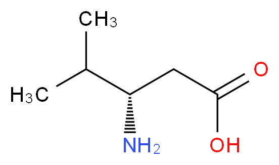 (3S)-3-amino-4-methylpentanoic acid_分子结构_CAS_40469-85-0