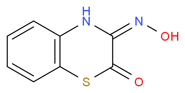 3-(hydroxyimino)-3,4-dihydro-2H-1,4-benzothiazin-2-one_分子结构_CAS_903891-96-3