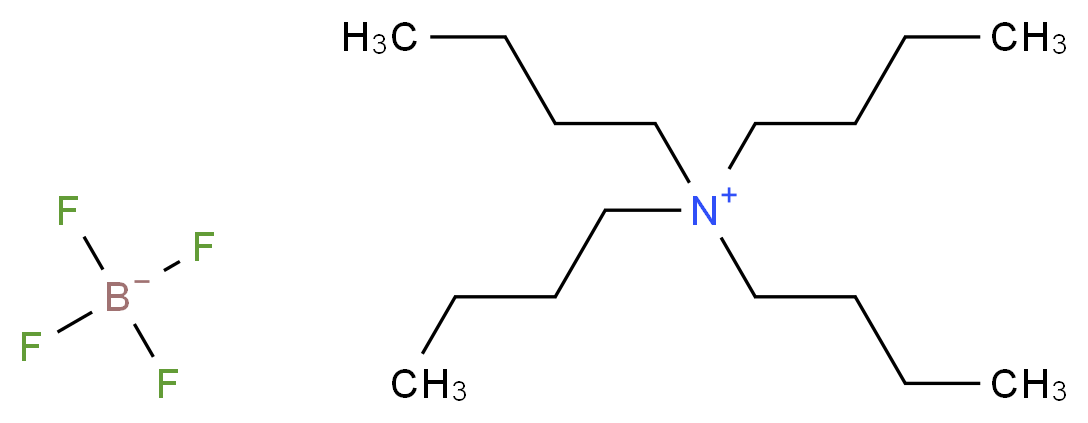 tetrabutylazanium; tetrafluoroboranuide_分子结构_CAS_429-42-5