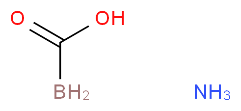 boranecarboxylic acid amine_分子结构_CAS_74861-59-9
