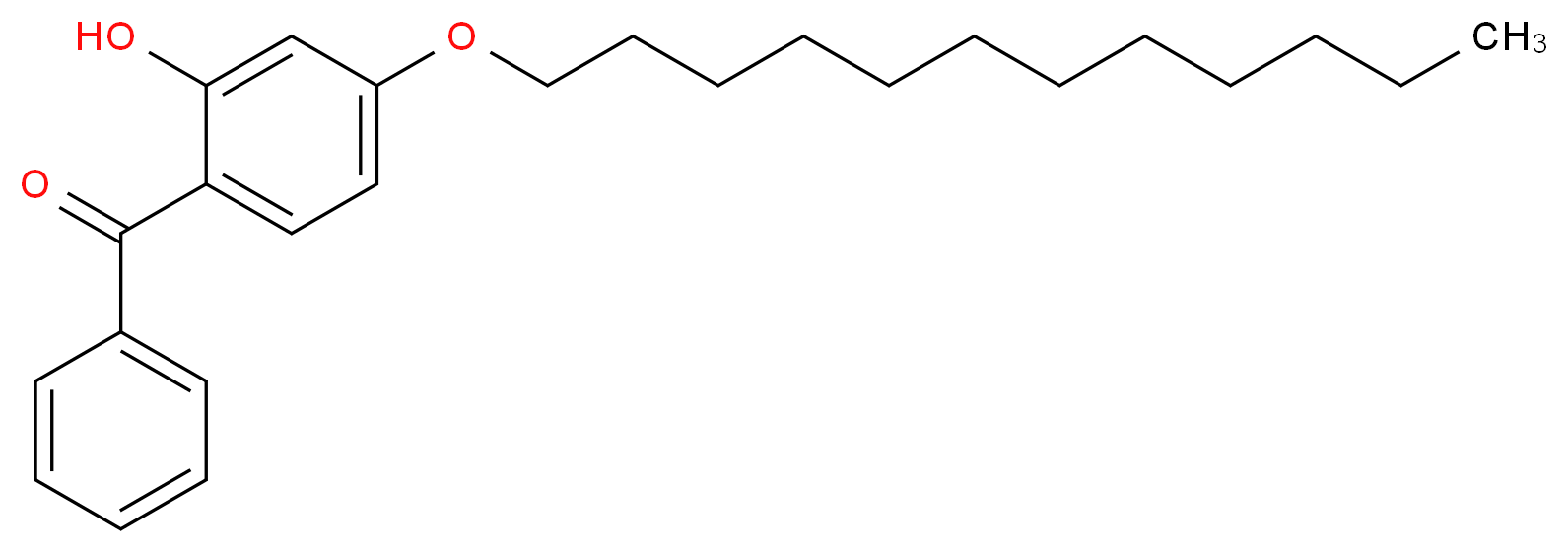 2-benzoyl-5-(dodecyloxy)phenol_分子结构_CAS_2985-59-3