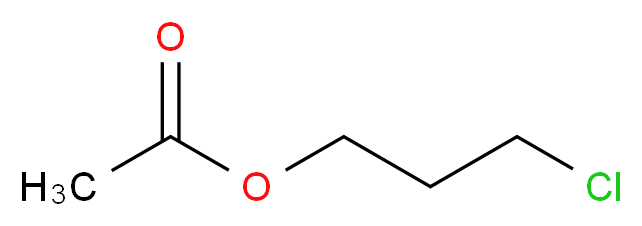 3-氯丙基乙酸酯_分子结构_CAS_628-09-1)