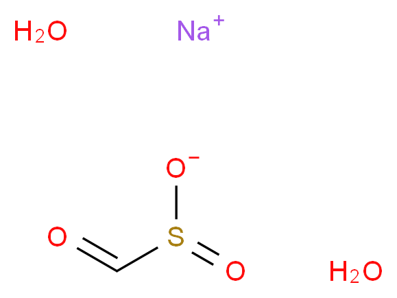 sodium dihydrate formylsulfinate_分子结构_CAS_149-44-0