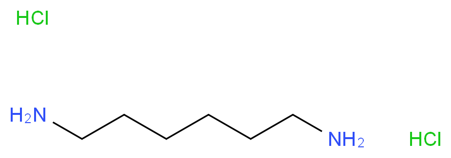 hexane-1,6-diamine dihydrochloride_分子结构_CAS_6055-52-3