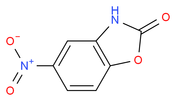 5-nitro-1,3-benzoxazol-2(3H)-one_分子结构_CAS_3889-13-2)