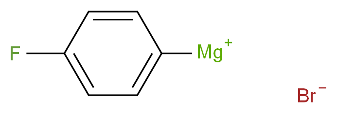 (4-fluorophenyl)magnesiumylium bromide_分子结构_CAS_352-13-6