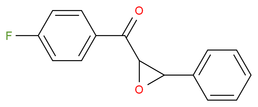 2-(4-fluorobenzoyl)-3-phenyloxirane_分子结构_CAS_51477-11-3