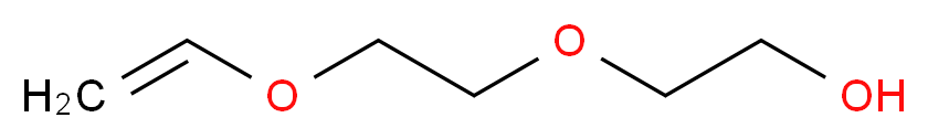 二乙二醇单乙烯基醚_分子结构_CAS_929-37-3)