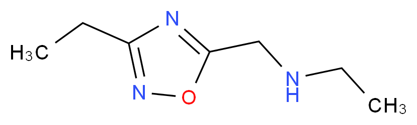 N-[(3-Ethyl-1,2,4-oxadiazol-5-yl)methyl]ethanamine_分子结构_CAS_938459-04-2)