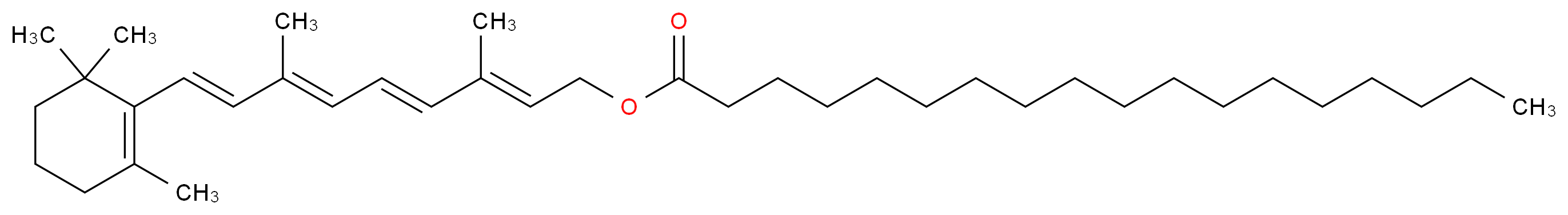 all-trans-Retinyl Stearate_分子结构_CAS_631-87-8)