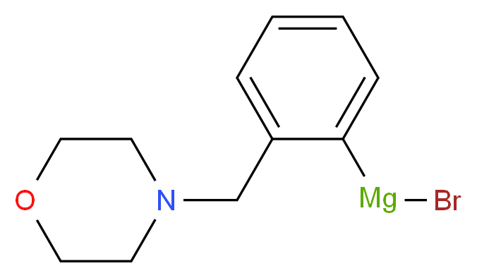 4-{[2-(bromomagnesio)phenyl]methyl}morpholine_分子结构_CAS_480424-77-9