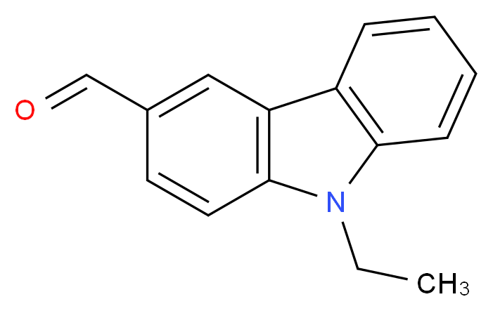 9-ethyl-9H-carbazole-3-carbaldehyde_分子结构_CAS_)