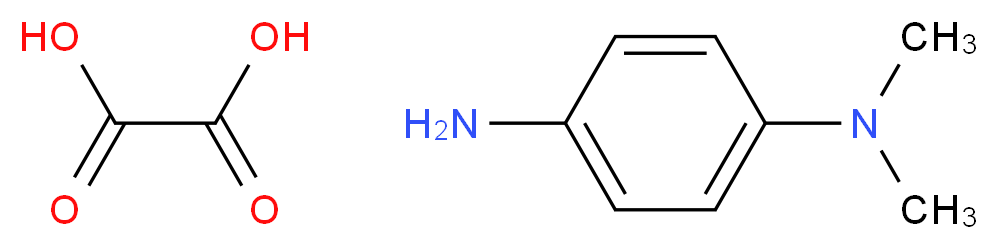 1-N,1-N-dimethylbenzene-1,4-diamine; oxalic acid_分子结构_CAS_62778-12-5