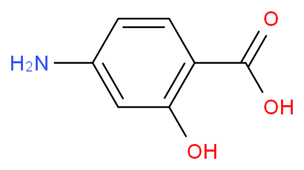 4-amino-2-hydroxybenzoic acid_分子结构_CAS_65-49-6