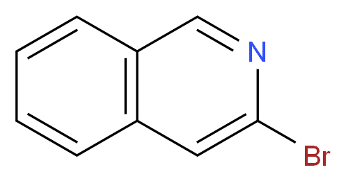 3-bromoisoquinoline_分子结构_CAS_34784-02-6