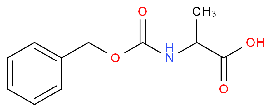 CARBOBENZOXY-DL-ALANINE_分子结构_CAS_1142-20-7)