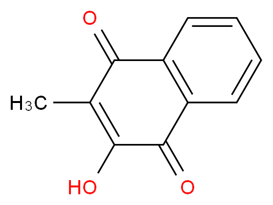 CAS_483-55-6 molecular structure