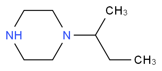 1-(butan-2-yl)piperazine_分子结构_CAS_34581-21-0