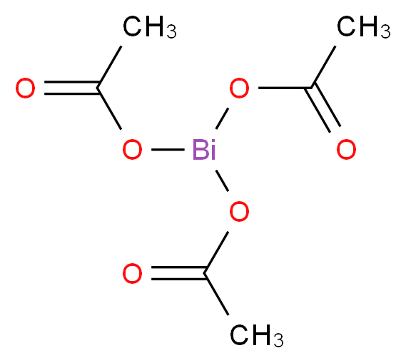 乙酸铋(III)_分子结构_CAS_22306-37-2)