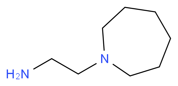 2-(1-azepanyl)ethanamine_分子结构_CAS_51388-00-2)