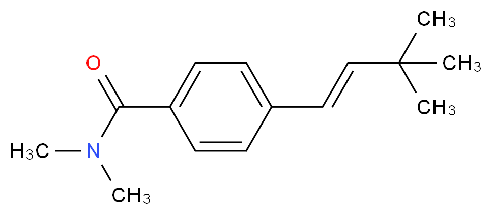 4-[(1E)-3,3-dimethylbut-1-en-1-yl]-N,N-dimethylbenzamide_分子结构_CAS_)