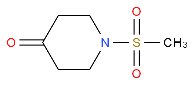 1-(Methylsulphonyl)piperidin-4-one_分子结构_CAS_218780-53-1)