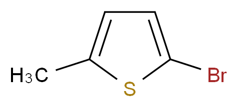 2-溴-5-甲基噻吩_分子结构_CAS_765-58-2)
