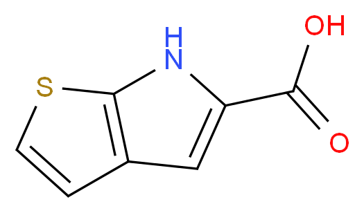 6H-thieno[2,3-b]pyrrole-5-carboxylic acid_分子结构_CAS_51856-25-8)