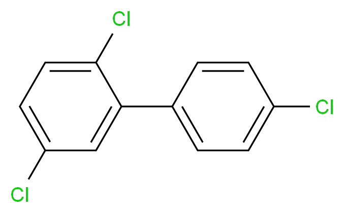 1,4-dichloro-2-(4-chlorophenyl)benzene_分子结构_CAS_16606-02-3