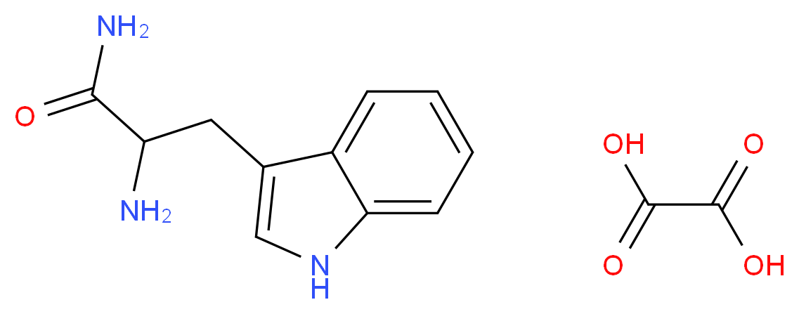 Tryptophanamide oxalate_分子结构_CAS_5022-65-1)