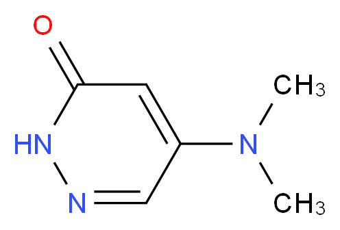 5-(dimethylamino)-2,3-dihydropyridazin-3-one_分子结构_CAS_82226-43-5