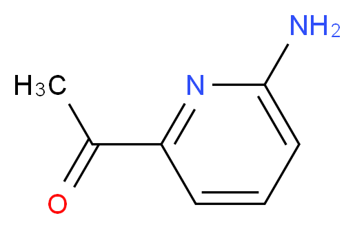 1-(6-aminopyridin-2-yl)ethan-1-one_分子结构_CAS_1060801-23-1