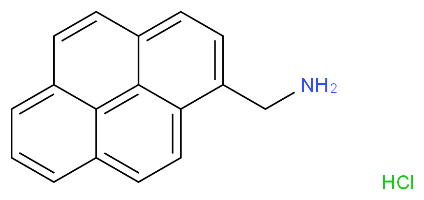 pyren-1-ylmethanamine hydrochloride_分子结构_CAS_93324-65-3