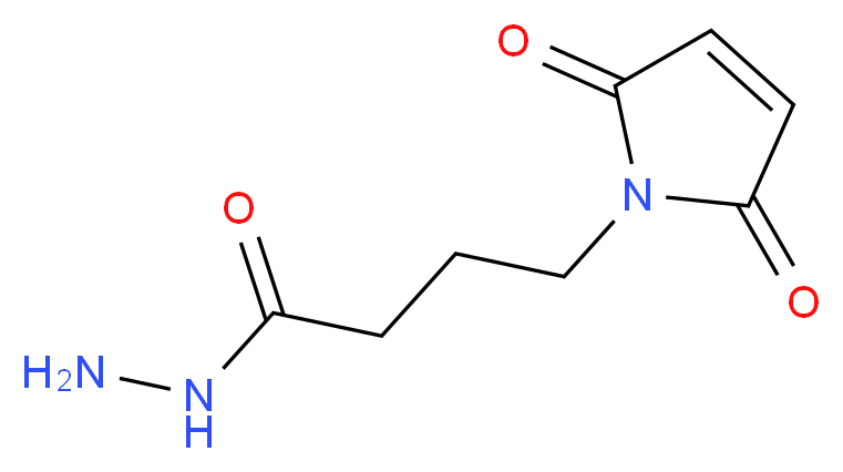4-(2,5-dioxo-2,5-dihydro-1H-pyrrol-1-yl)butanehydrazide_分子结构_CAS_181148-01-6