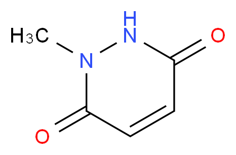 1-methyl-1,2,3,6-tetrahydropyridazine-3,6-dione_分子结构_CAS_5436-01-1