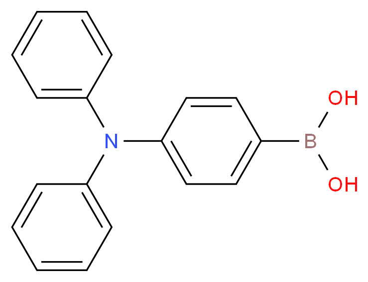 4-Diphenylamino-phenylboronic acid _分子结构_CAS_201802-67-7)