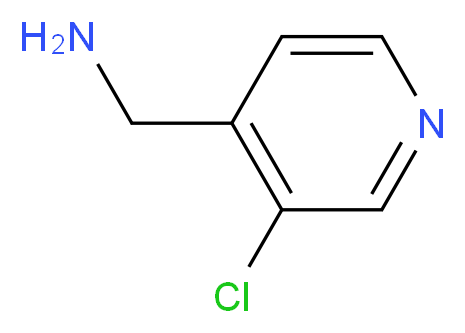 (3-chloropyridin-4-yl)methanamine_分子结构_CAS_870063-65-3)