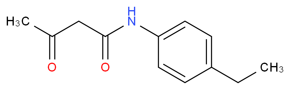 N-(4-ethylphenyl)-3-oxobutanamide_分子结构_CAS_32357-75-8