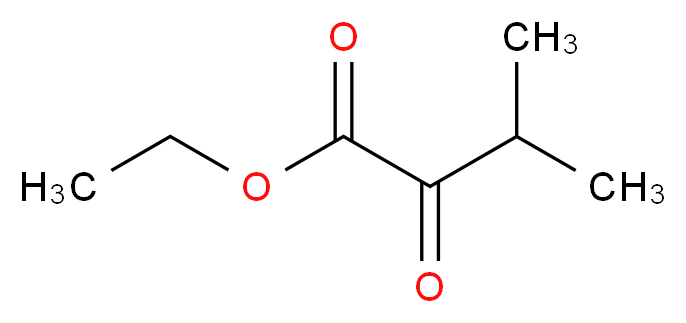 ethyl 3-methyl-2-oxobutanoate_分子结构_CAS_20201-24-5