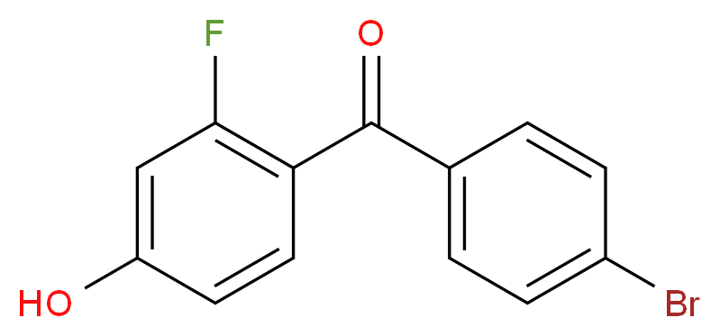 4-(4-bromobenzoyl)-3-fluorophenol_分子结构_CAS_161581-99-3