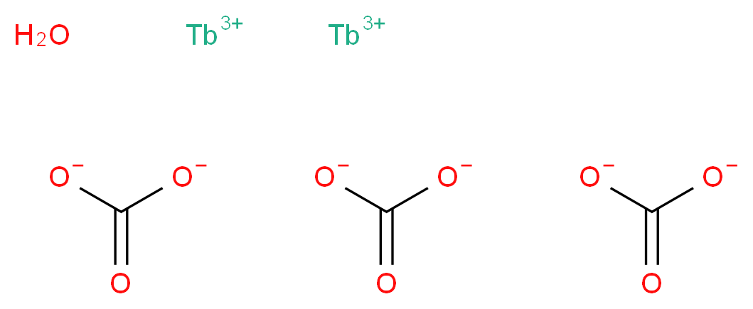 diterbium(3+) ion hydrate tricarbonate_分子结构_CAS_100587-96-0