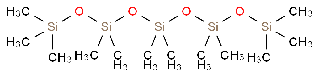 2,2,4,4,6,6,8,8,10,10-decamethyl-3,5,7,9-tetraoxa-2,4,6,8,10-pentasilaundecane_分子结构_CAS_141-63-9