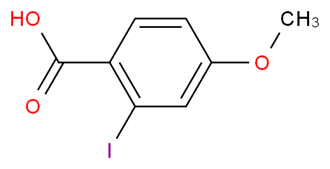 2-iodo-4-methoxybenzoic acid_分子结构_CAS_)