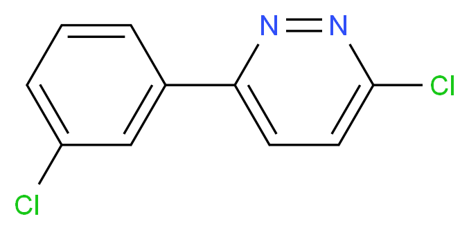 3-Chloro-6-(3-chlorophenyl)pyridazine_分子结构_CAS_)