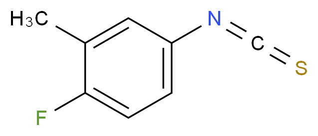 1-fluoro-4-isothiocyanato-2-methylbenzene_分子结构_CAS_351003-66-2