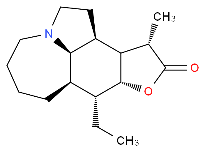 (1S,9R,10R,11R,14S,15R,16R)-10-ethyl-14-methyl-12-oxa-4-azatetracyclo[7.6.1.0<sup>4</sup>,<sup>1</sup><sup>6</sup>.0<sup>1</sup><sup>1</sup>,<sup>1</sup><sup>5</sup>]hexadecan-13-one_分子结构_CAS_477953-07-4