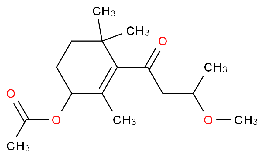1-[3-(Acetyloxy)-2,6,6-trimethyl-1-cyclohexen-1-yl]-3-methoxy-1-butanone_分子结构_CAS_945426-70-0)