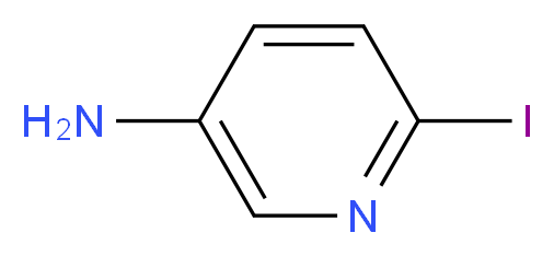 6-iodopyridin-3-amine_分子结构_CAS_29958-12-1